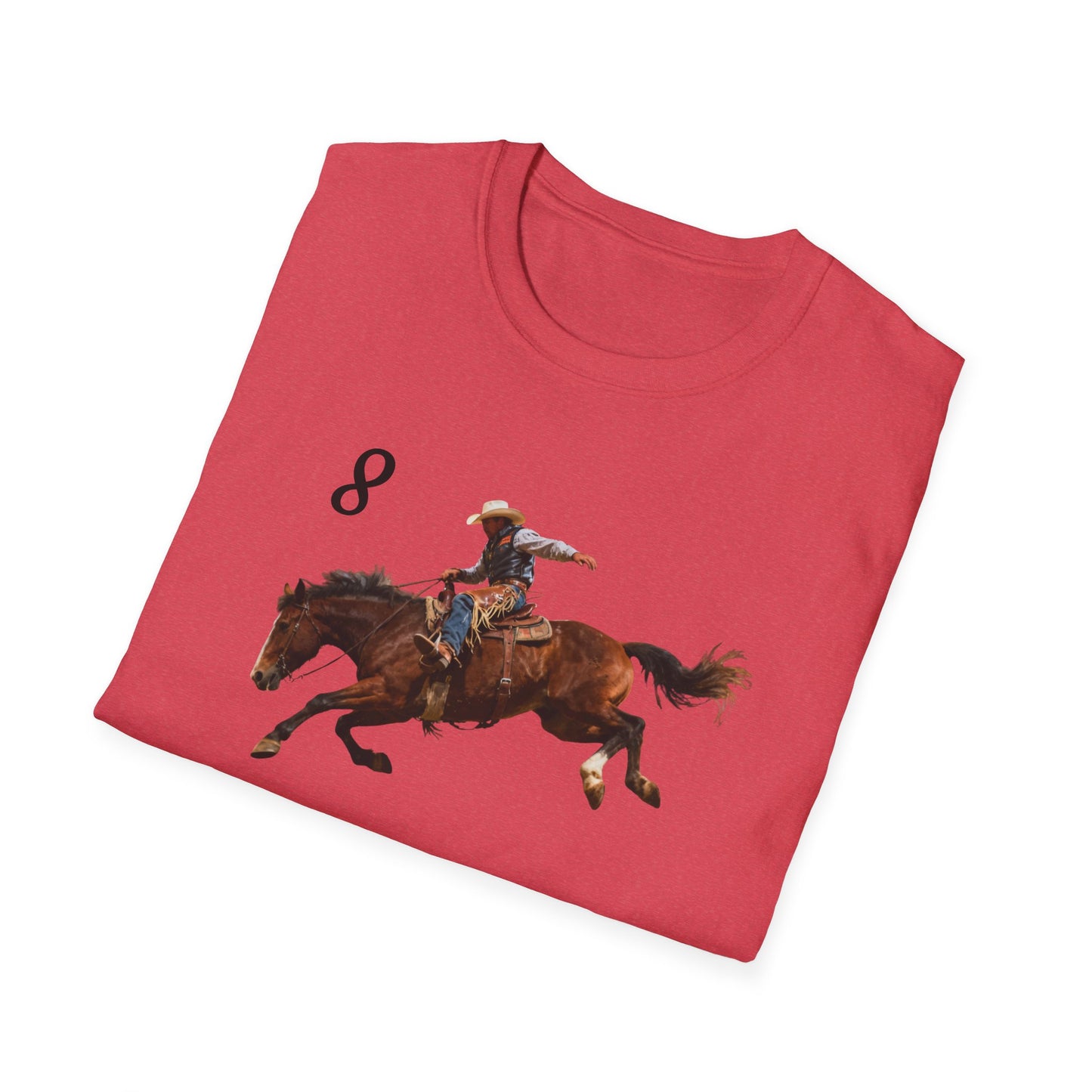 Cowboy on a Bucking Horse T-Shirt | Western Rodeo Shirt