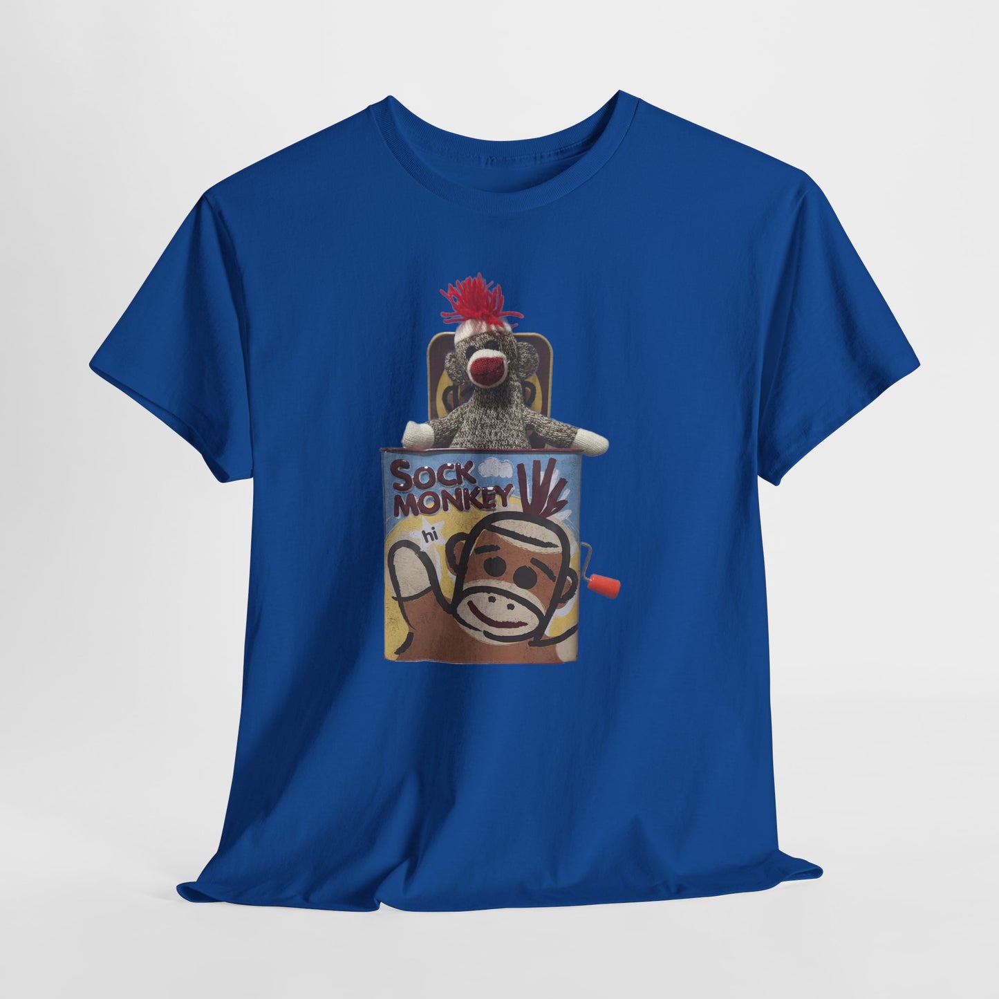 Sock Monkey Graphic T‑Shirt — Retro Toy Illustration Tee
