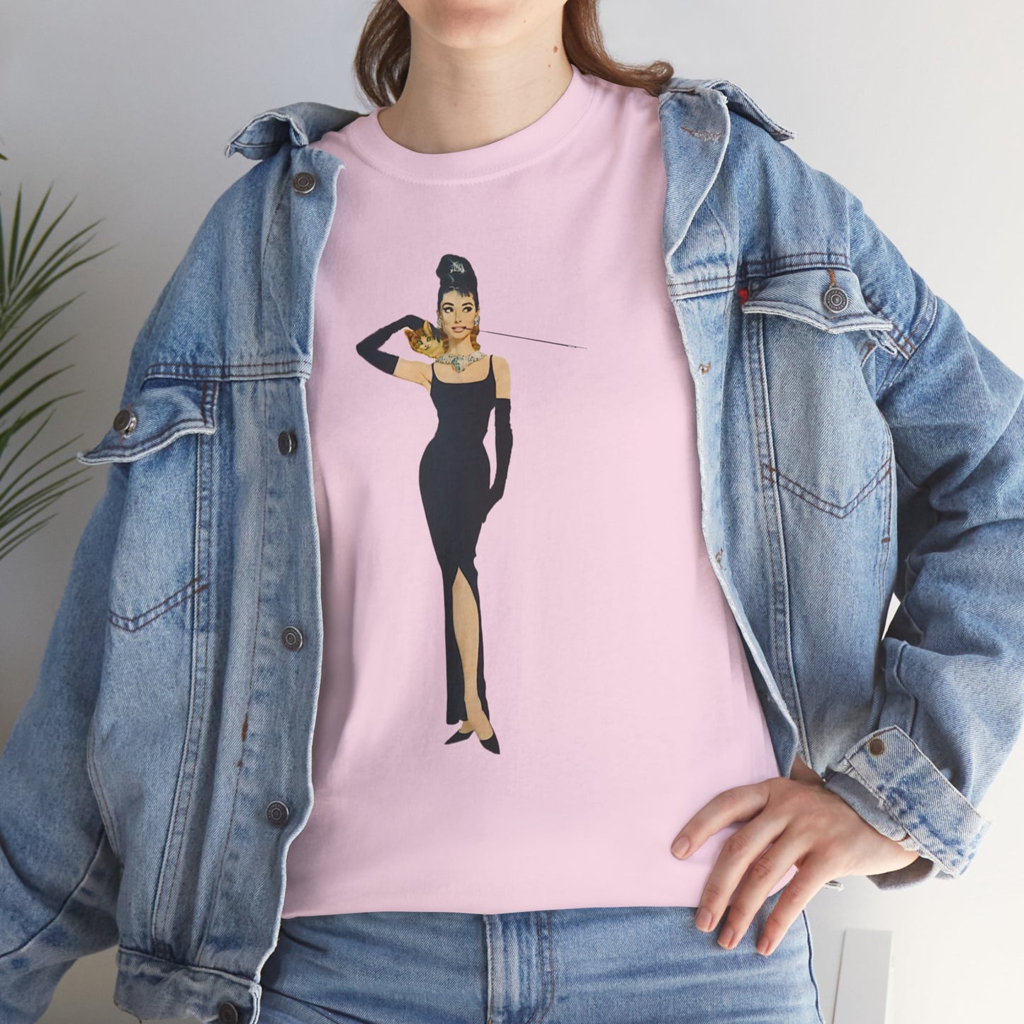 Elegant Lady Evening Dress Tee — Vintage Glam Woman Graphic T-Shirt