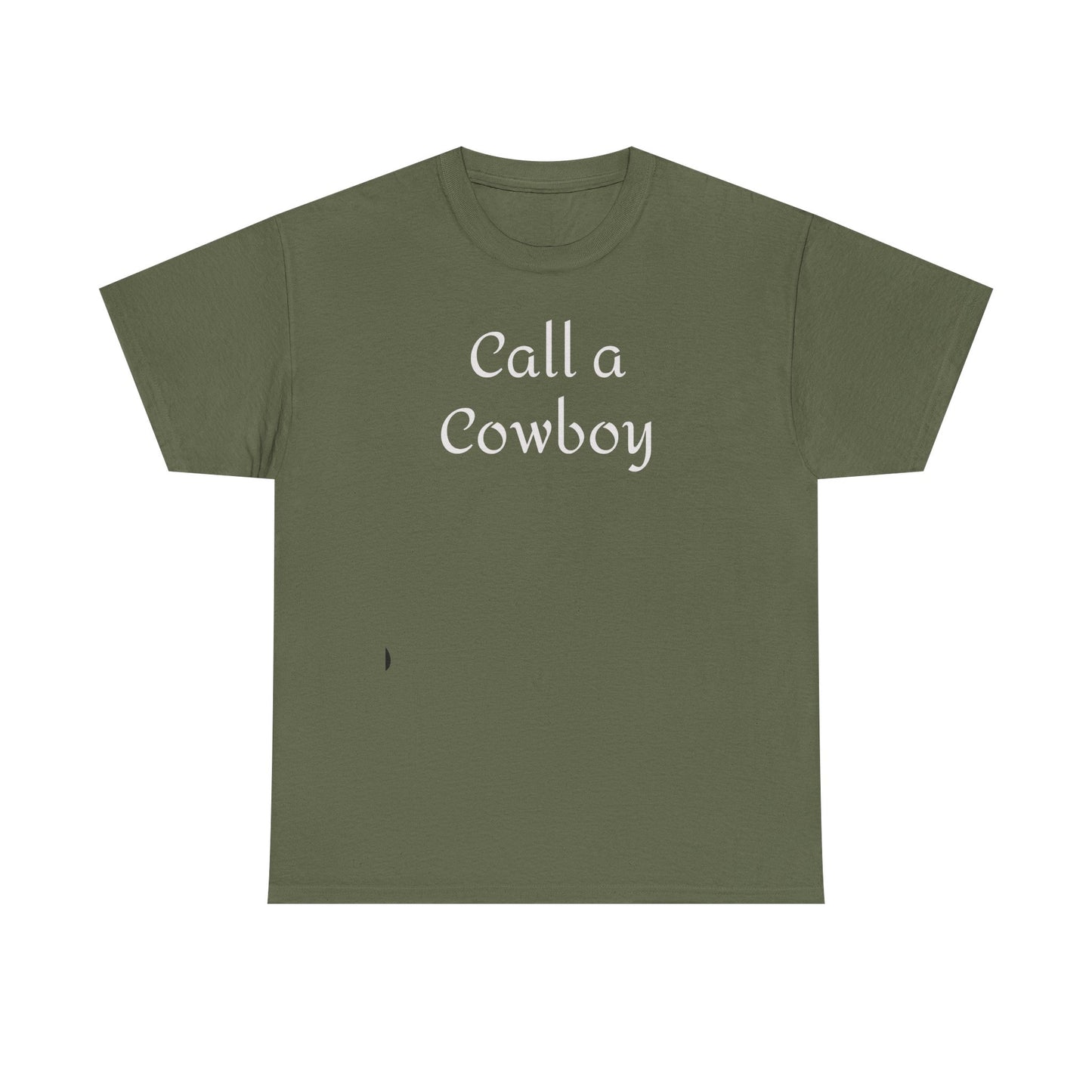Call a Cowboy Tee | Western Text T-shirt, Rodeo Shirt