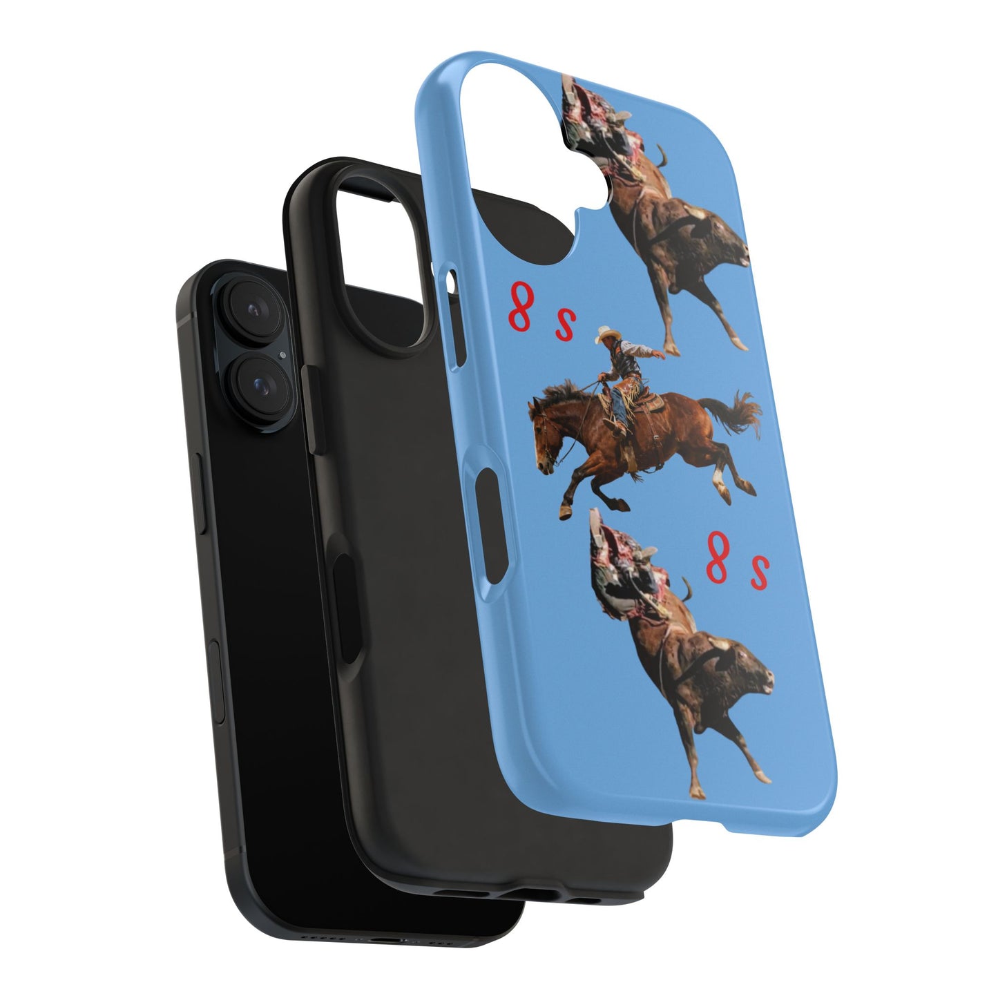 Rodeo Cowboys "8 Second Ride" Phone Case