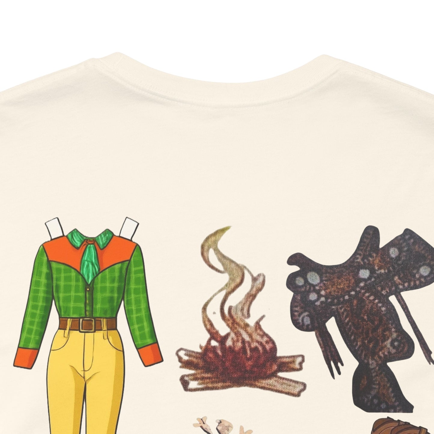 Dude Ranch Paper Doll Cut-Out Vintage T-Shirt