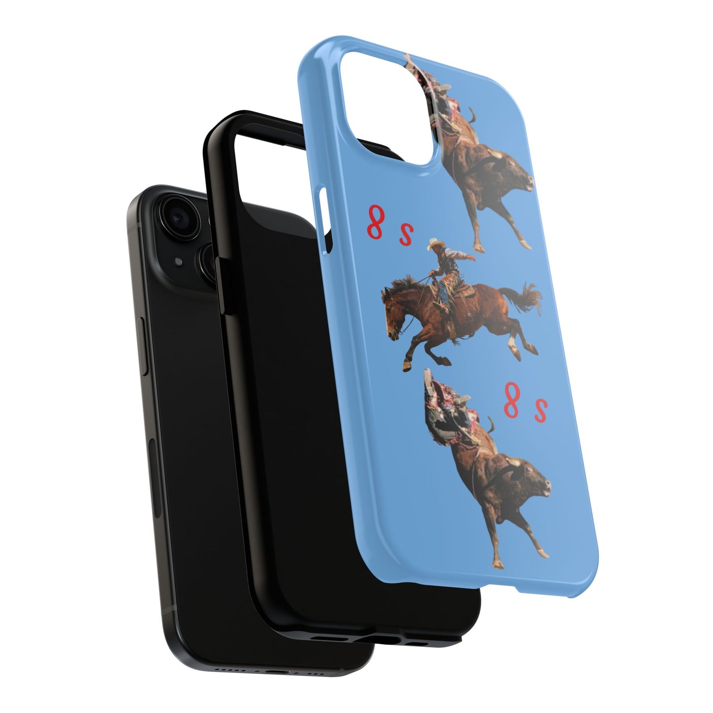 Rodeo Cowboys "8 Second Ride" Phone Case