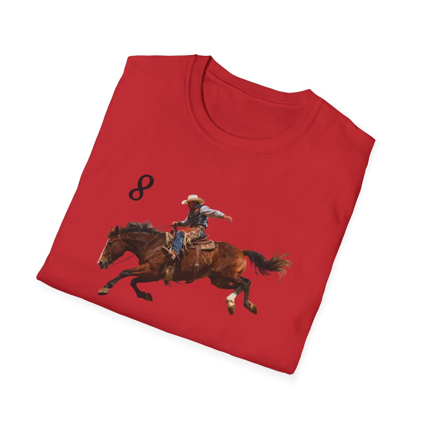 Cowboy on a Bucking Horse T-Shirt | Western Rodeo Shirt