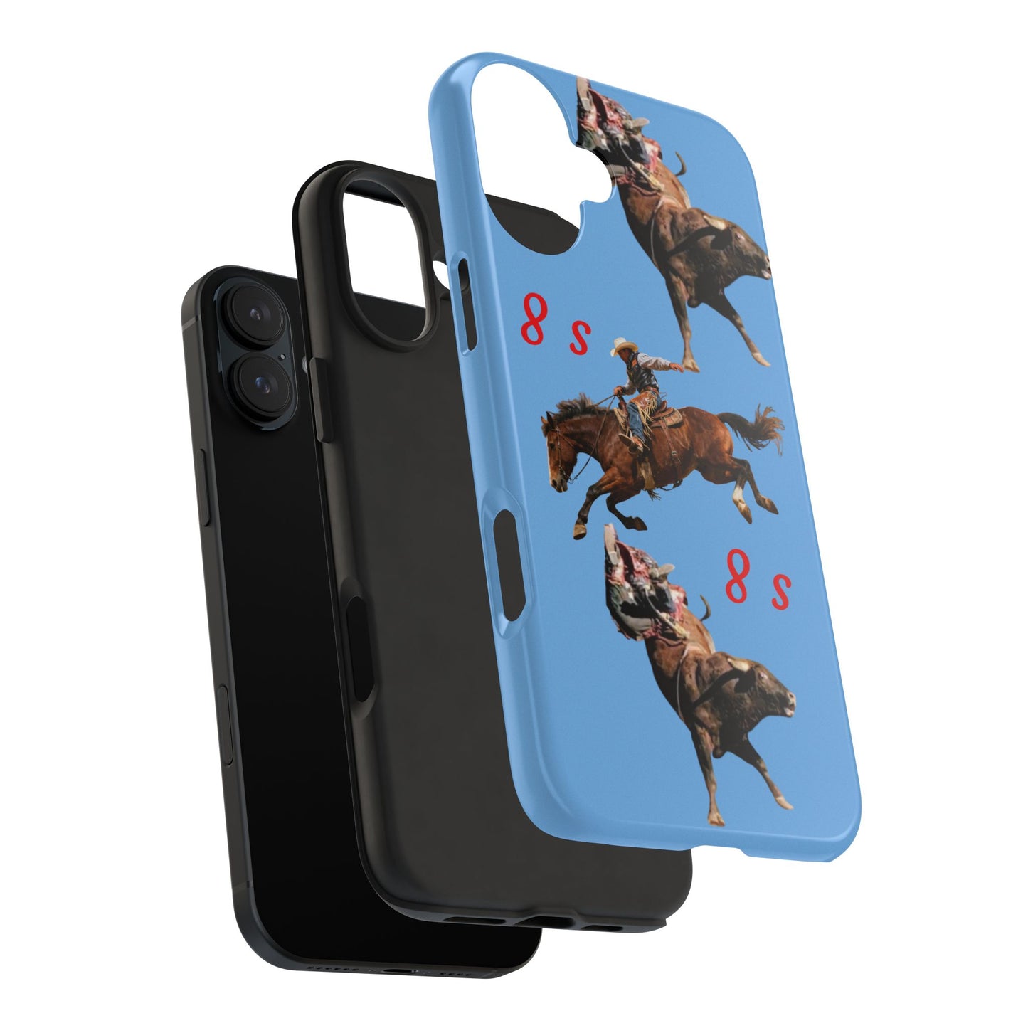 Rodeo Cowboys "8 Second Ride" Phone Case