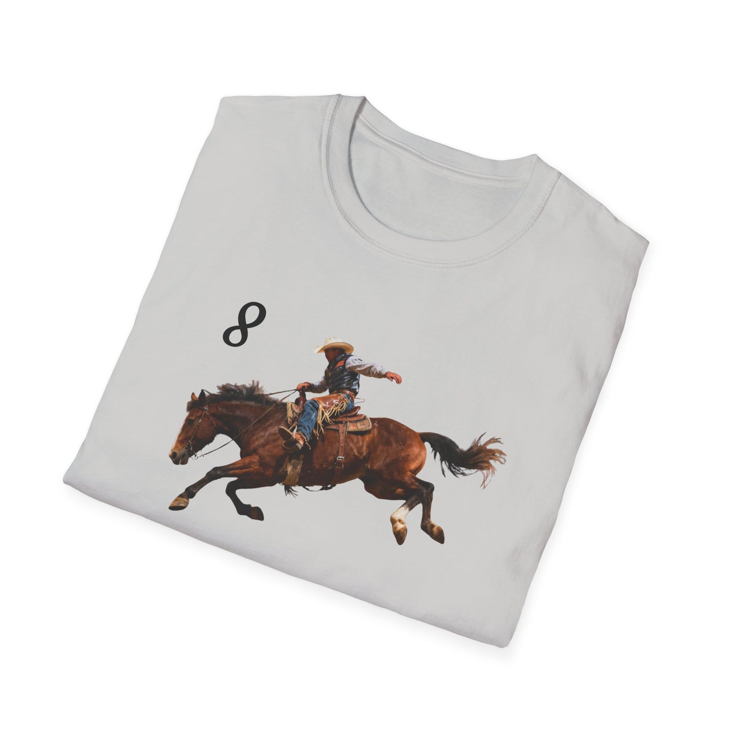 Cowboy on a Bucking Horse T-Shirt | Western Rodeo Shirt