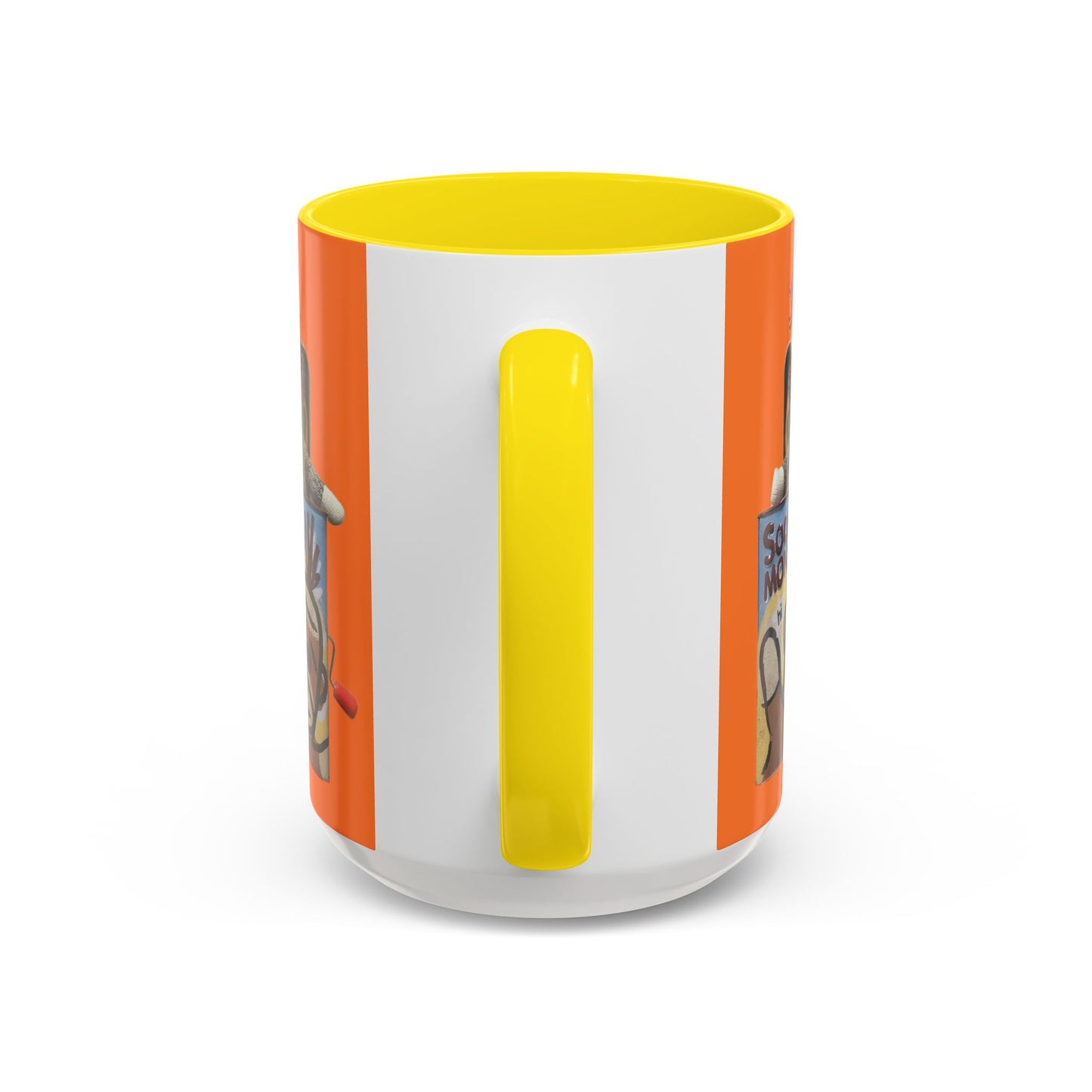 Sock Monkey Vintage Toy Accent Coffee Mug  Retro Kids and Adult Classic Memories