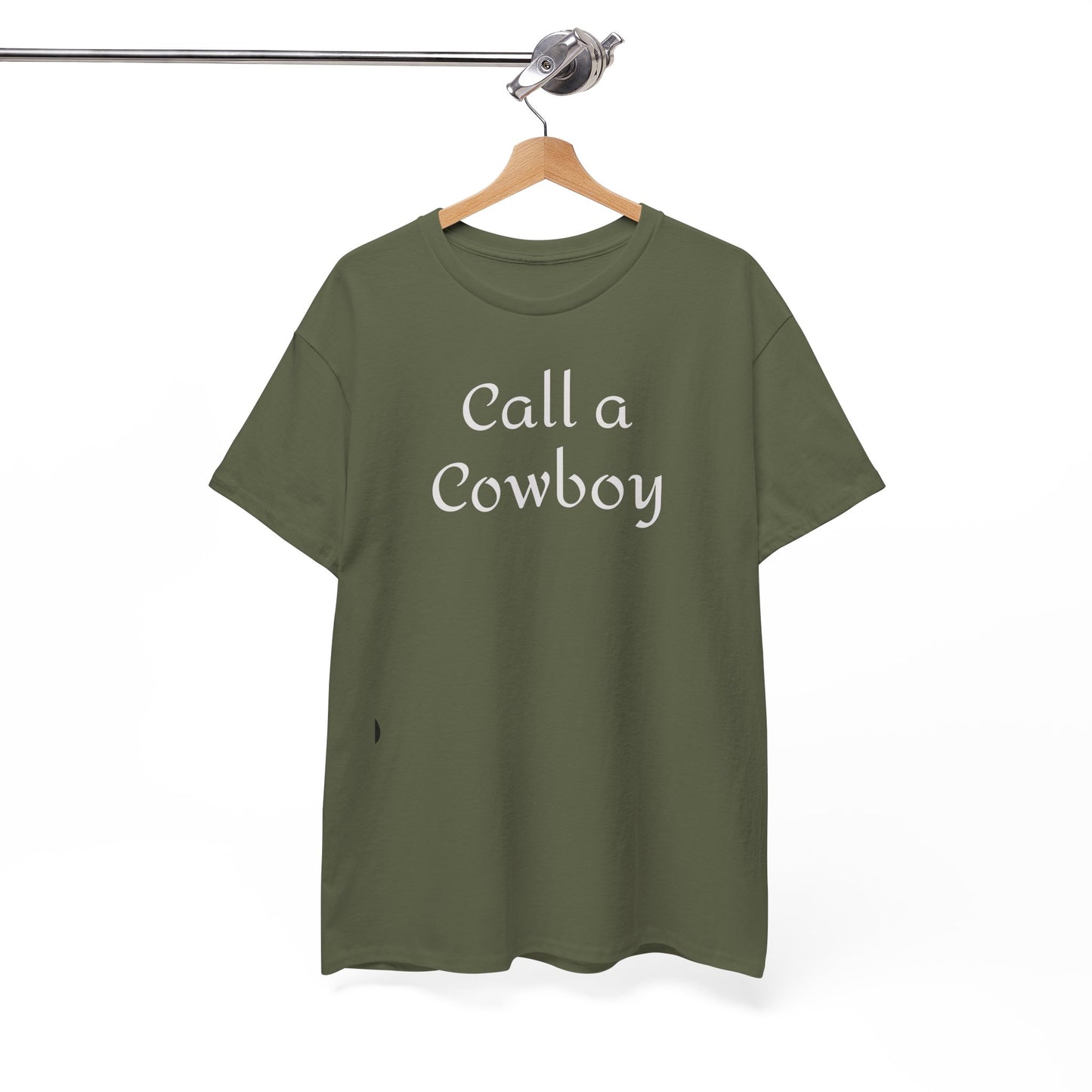 Call a Cowboy Tee | Western Text T-shirt, Rodeo Shirt