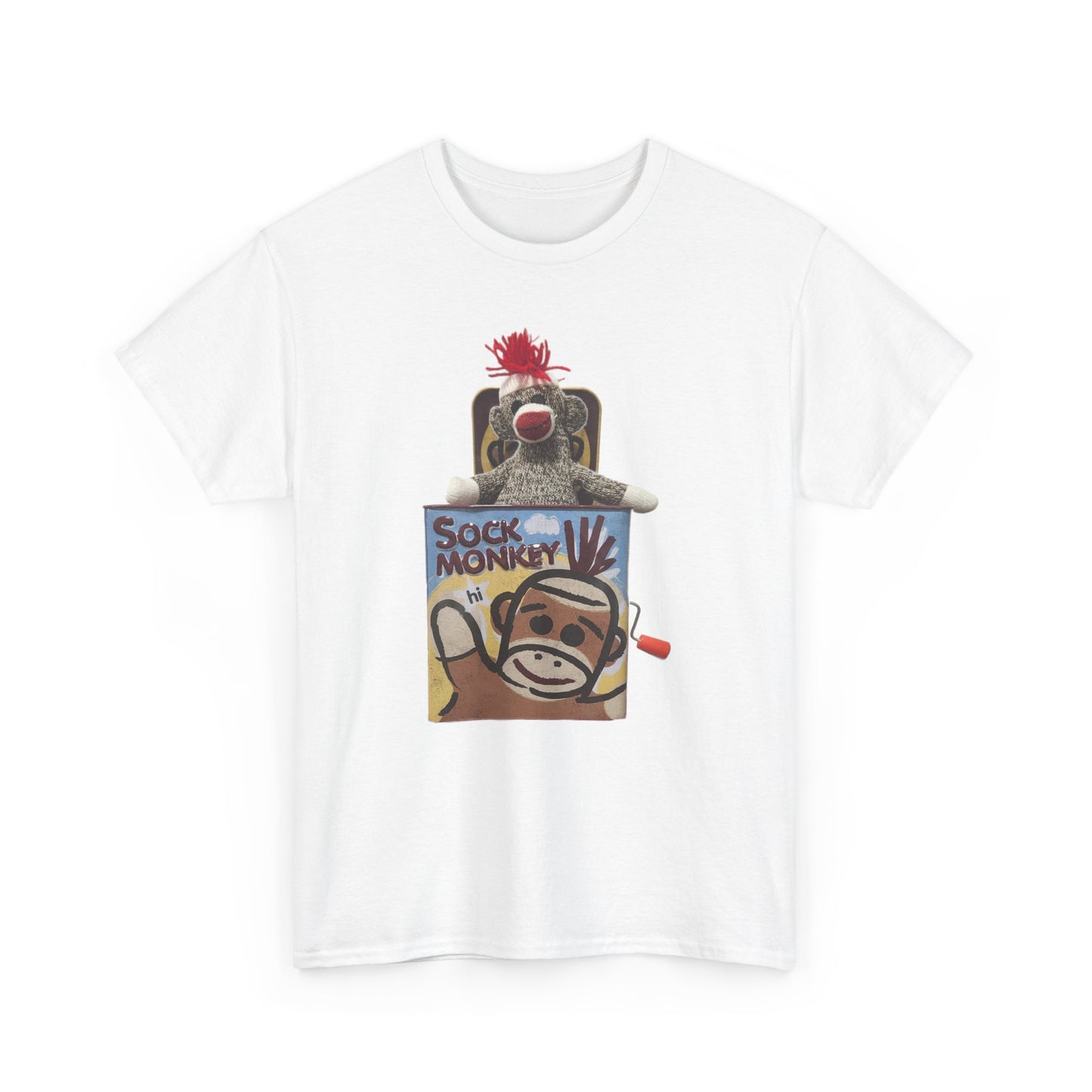 Sock Monkey Graphic T‑Shirt — Retro Toy Illustration Tee