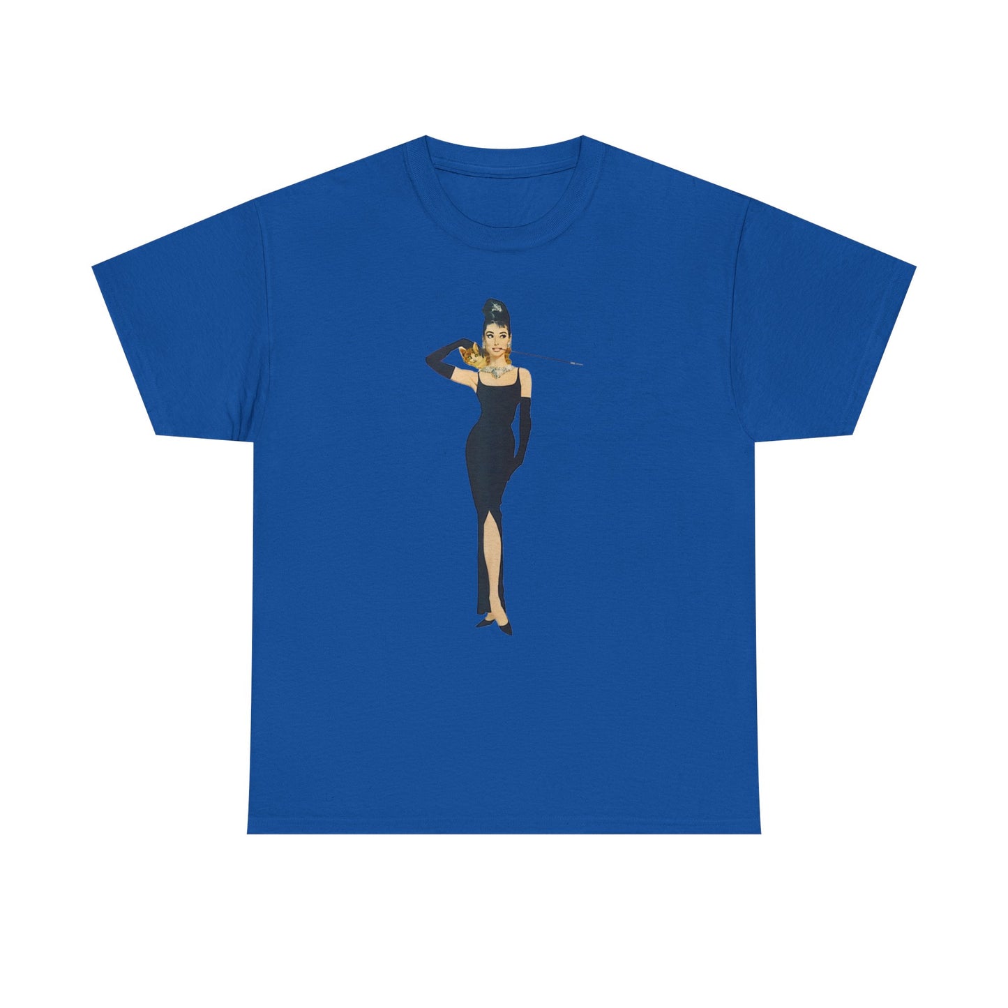 Elegant Lady Evening Dress Tee — Vintage Glam Woman Graphic T-Shirt