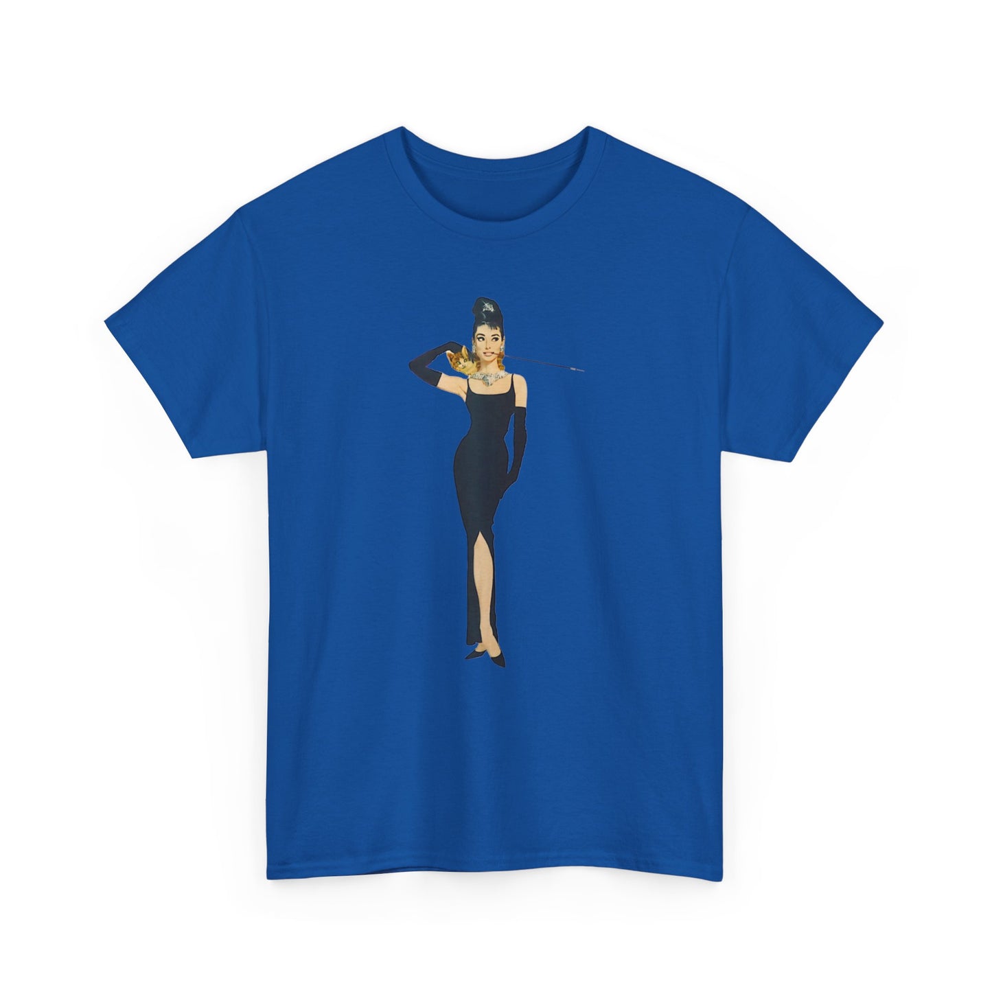 Elegant Lady Evening Dress Tee — Vintage Glam Woman Graphic T-Shirt