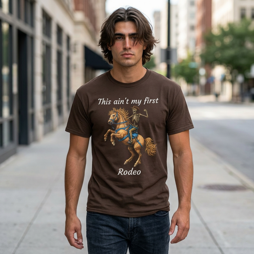 Skeleton Cowboy Tee
