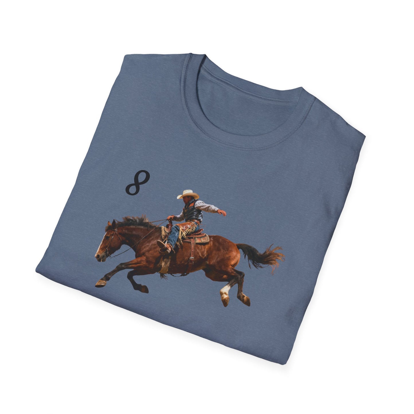 Cowboy on a Bucking Horse T-Shirt | Western Rodeo Shirt