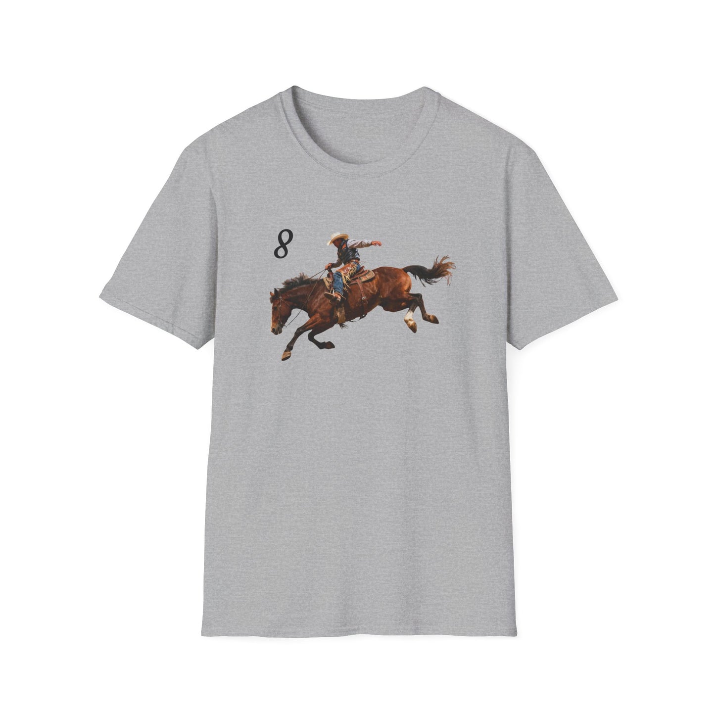 Cowboy on a Bucking Horse T-Shirt | Western Rodeo Shirt