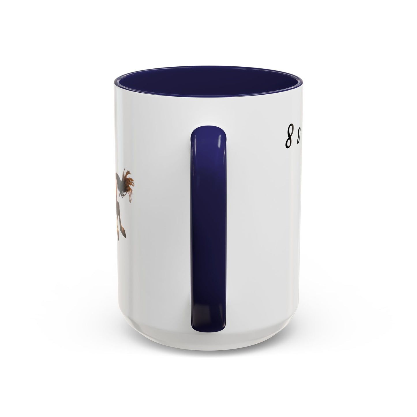 8 Second Rodeo Cowboy Ride Accent Coffee Mug — Rodeo Western Coffee Cup