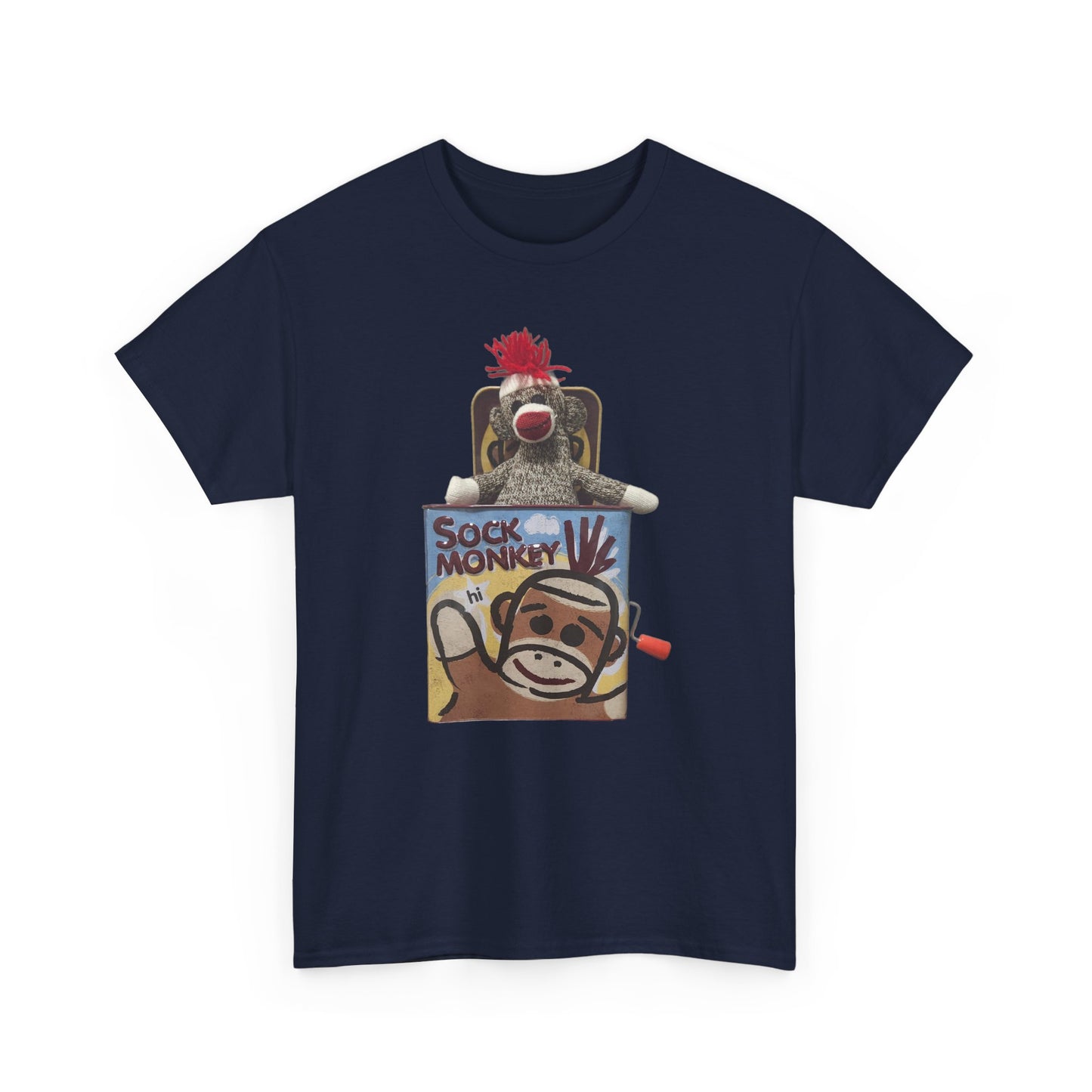 Sock Monkey Graphic T‑Shirt — Retro Toy Illustration Tee
