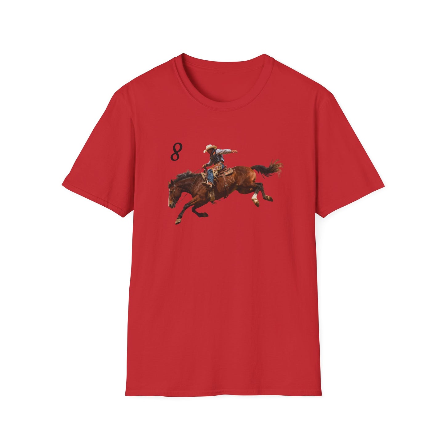 Cowboy on a Bucking Horse T-Shirt | Western Rodeo Shirt