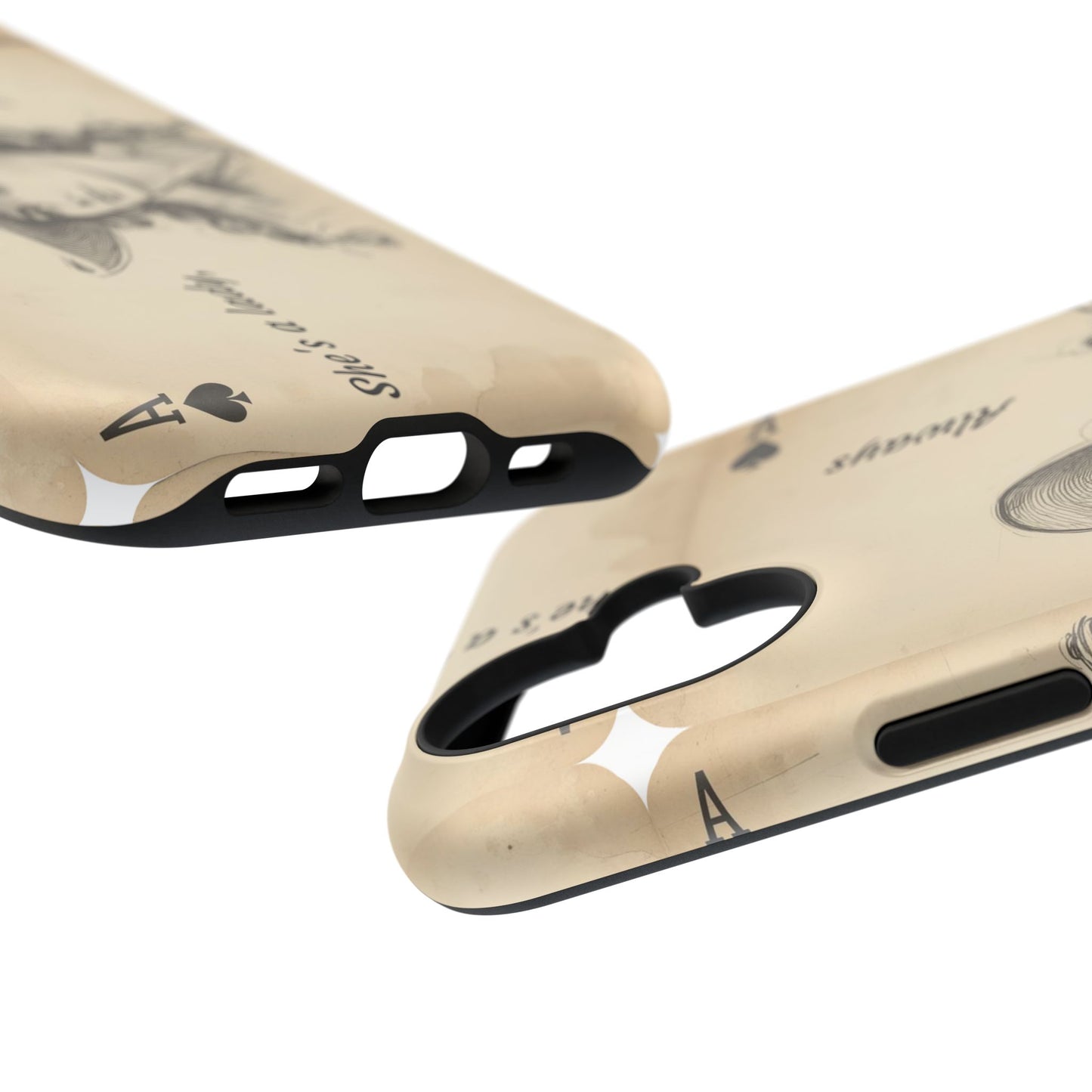 She's a Lady Always Vintage Western Playing Card Phone Case