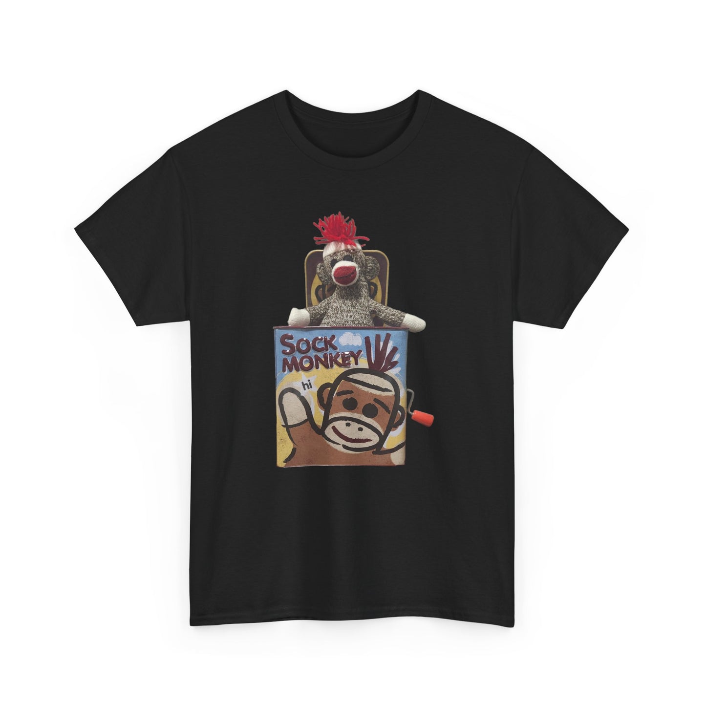 Sock Monkey Graphic T‑Shirt — Retro Toy Illustration Tee