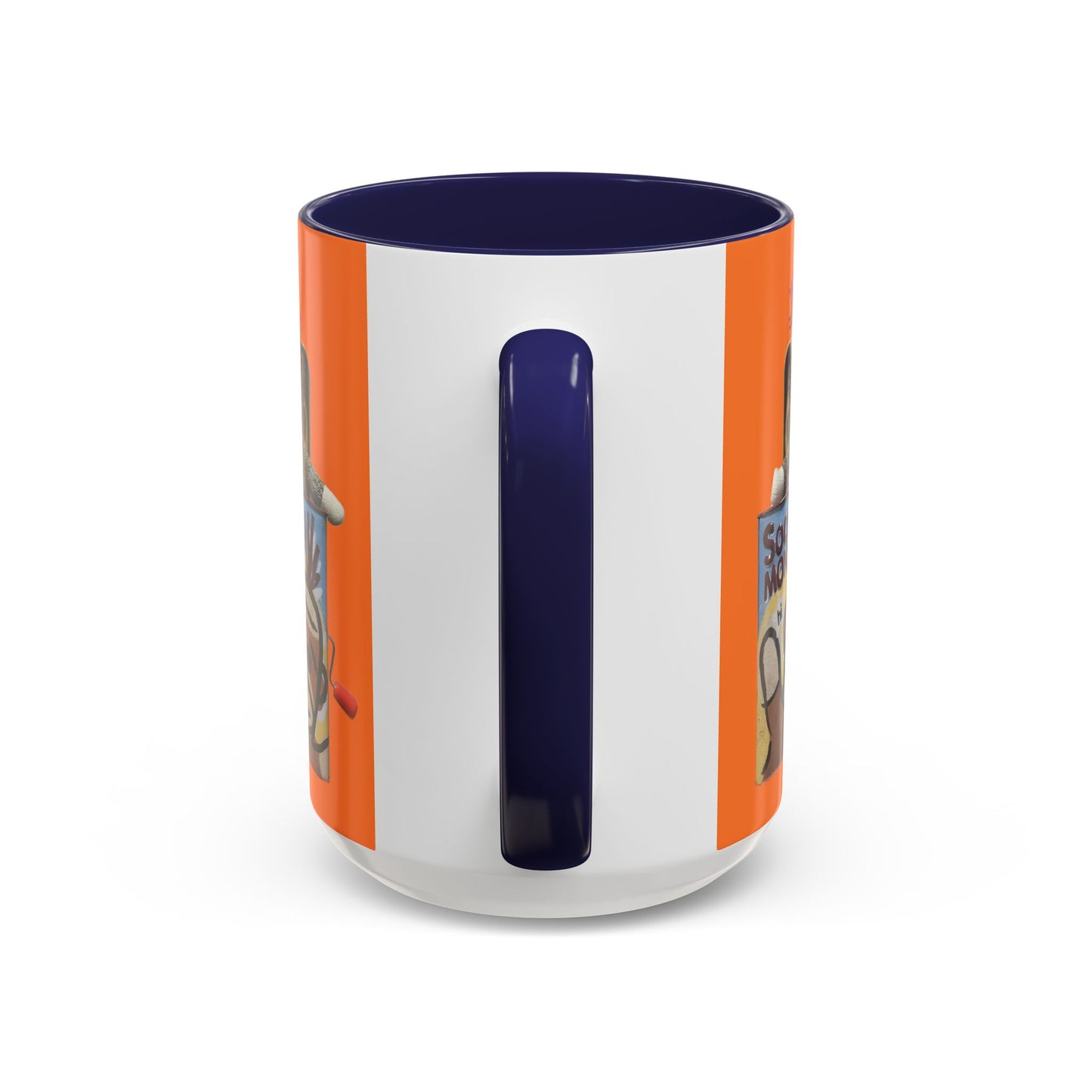 Sock Monkey Vintage Toy Accent Coffee Mug  Retro Kids and Adult Classic Memories