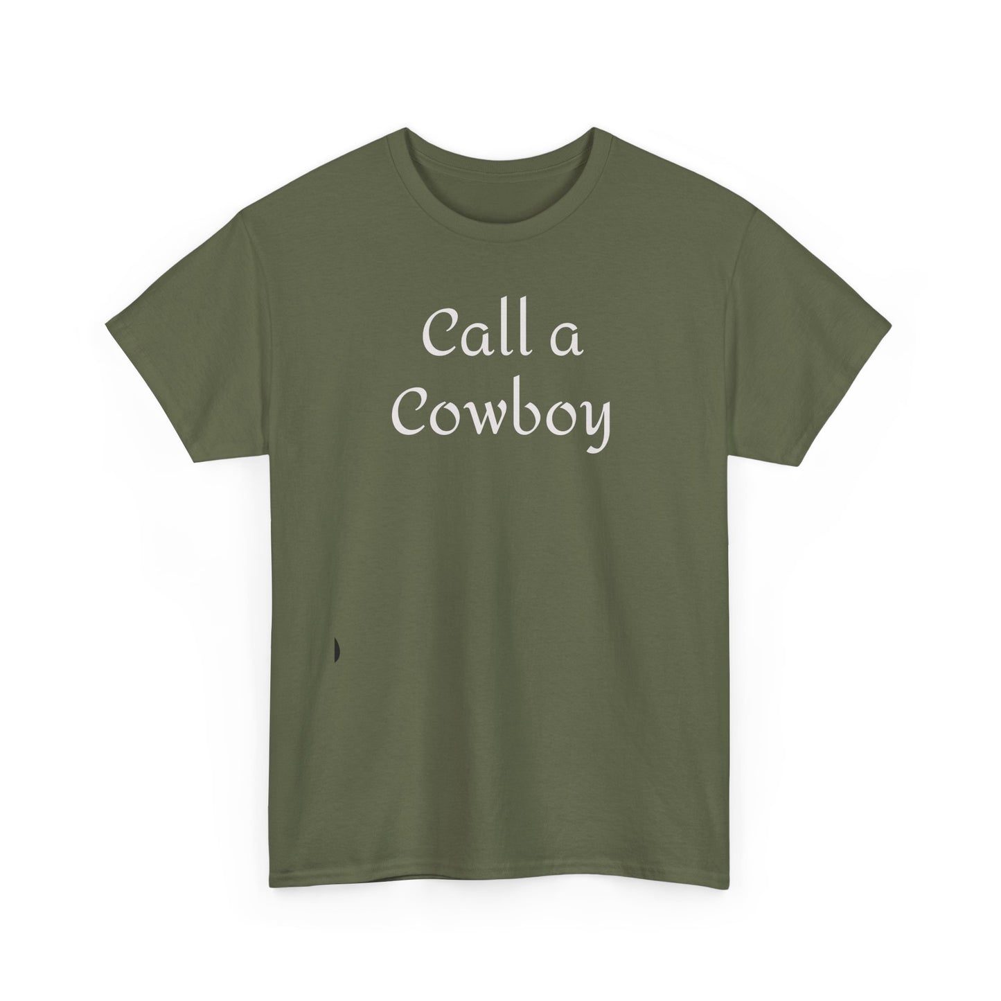 Call a Cowboy Tee | Western Text T-shirt, Rodeo Shirt