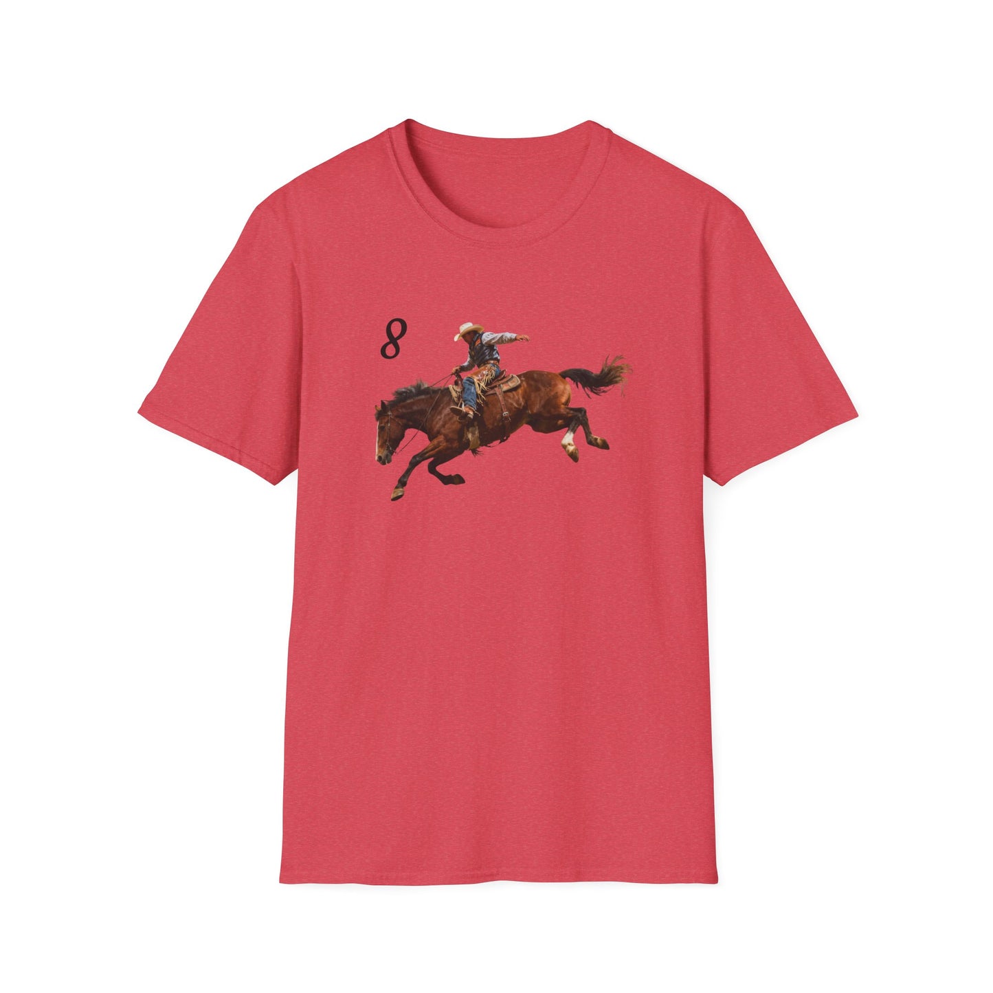 Cowboy on a Bucking Horse T-Shirt | Western Rodeo Shirt