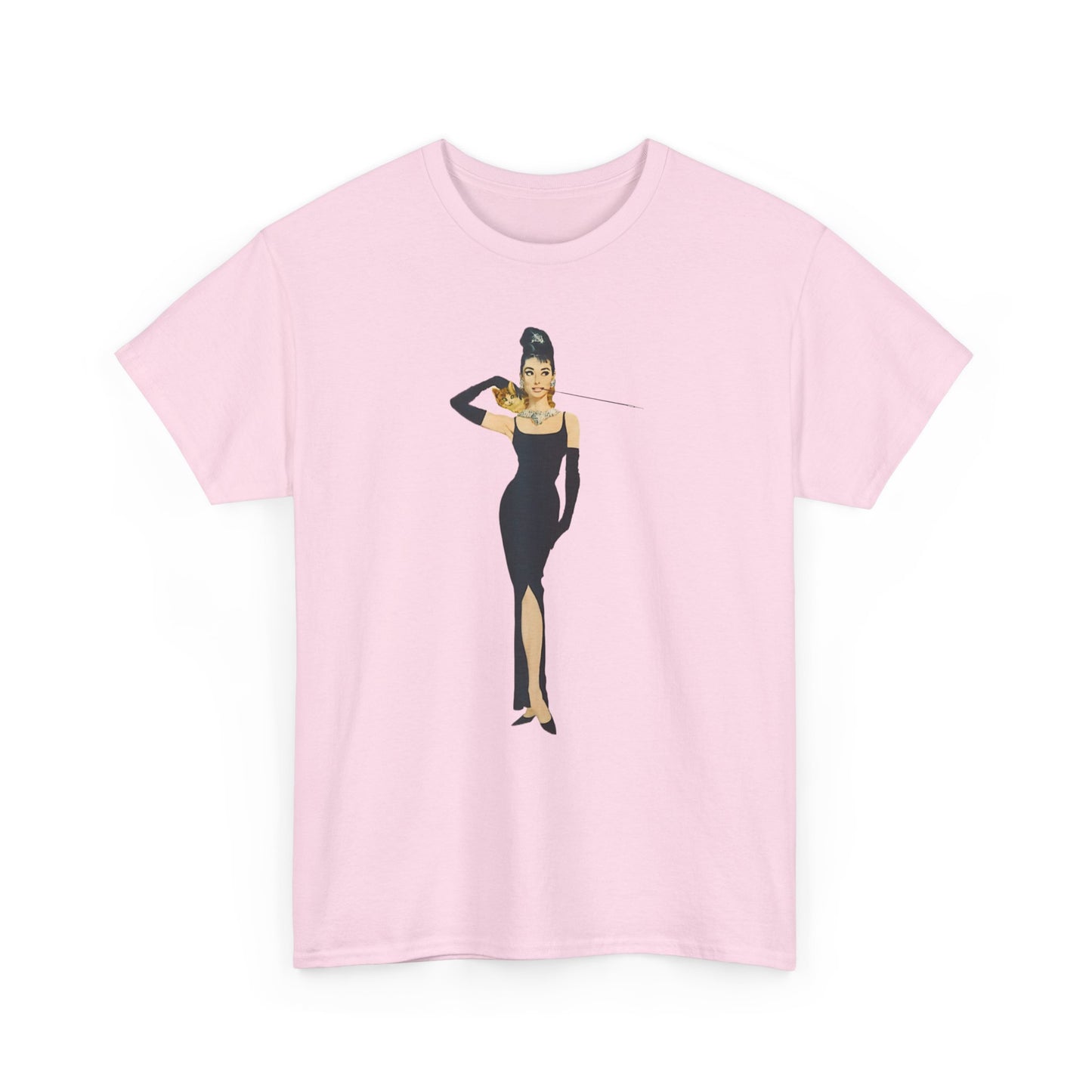 Elegant Lady Evening Dress Tee — Vintage Glam Woman Graphic T-Shirt