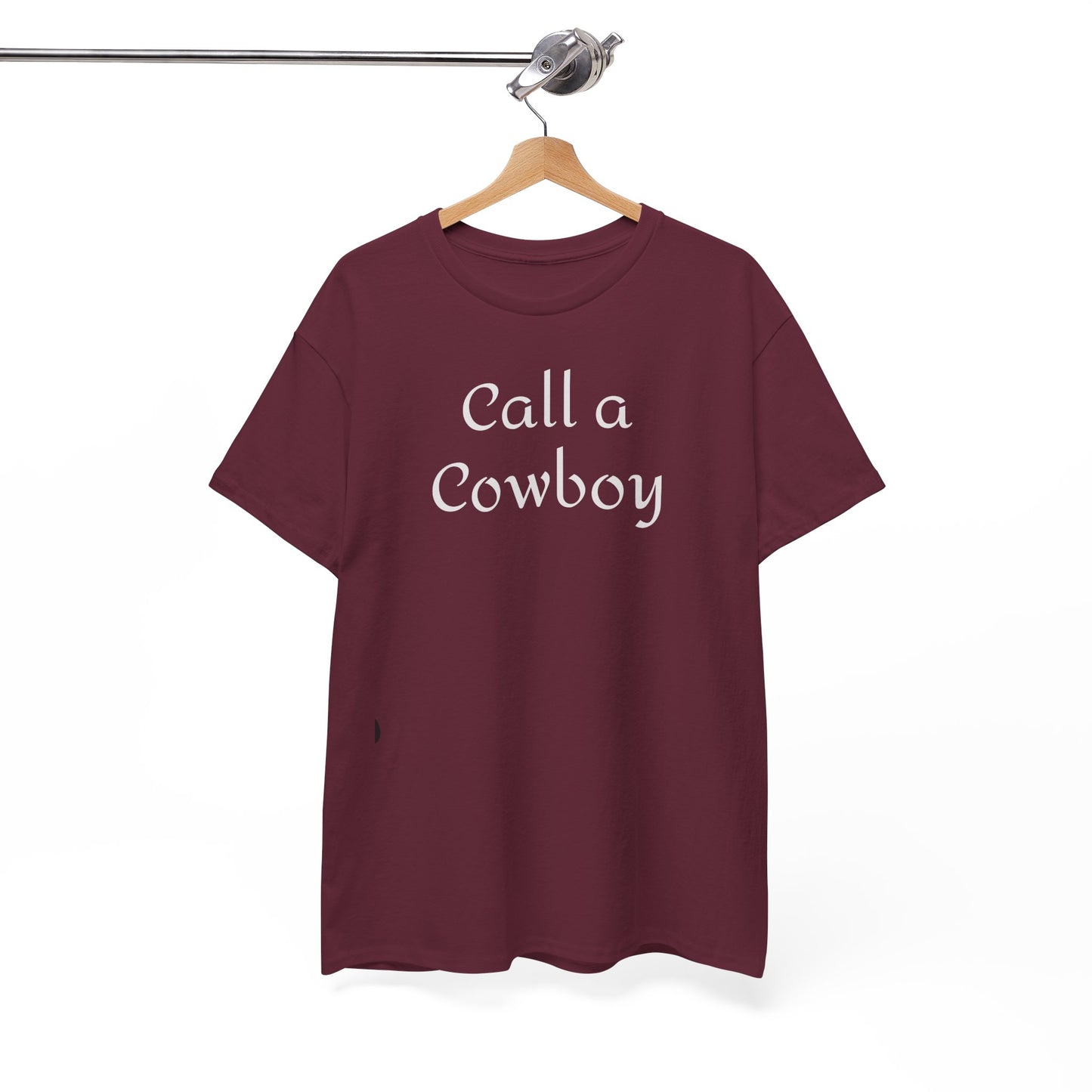 Call a Cowboy Tee | Western Text T-shirt, Rodeo Shirt
