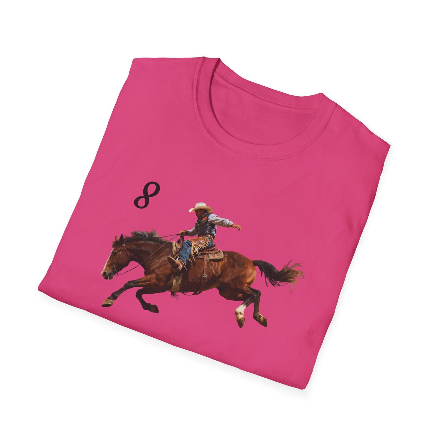 Cowboy on a Bucking Horse T-Shirt | Western Rodeo Shirt