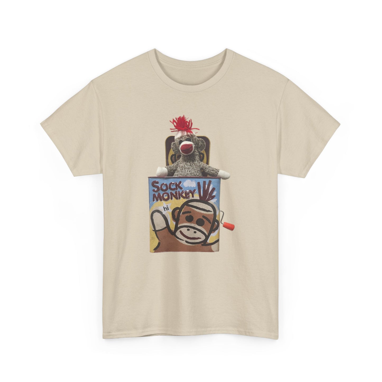 Sock Monkey Graphic T‑Shirt — Retro Toy Illustration Tee