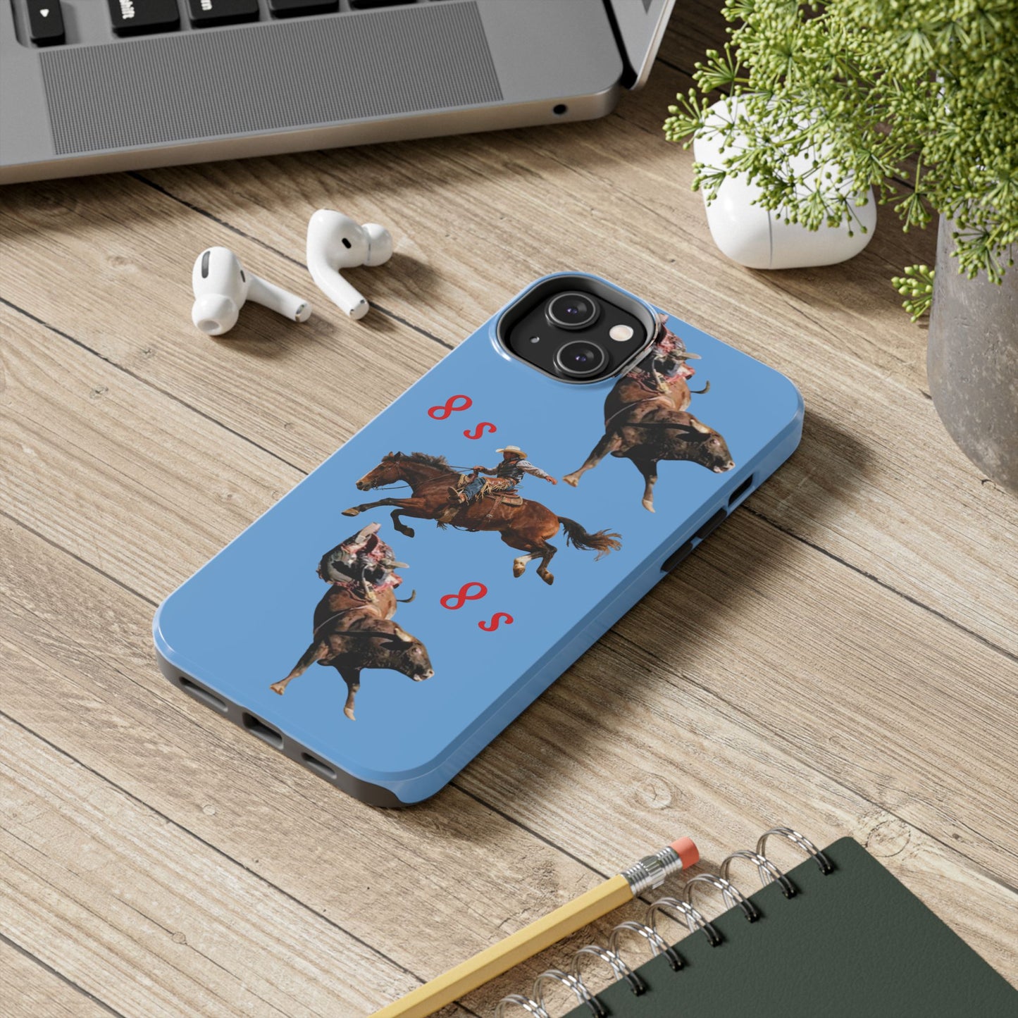 Rodeo Cowboys "8 Second Ride" Phone Case