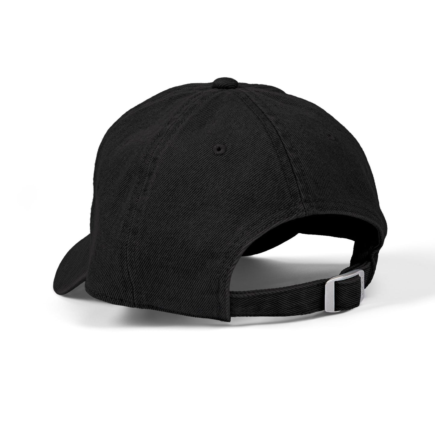 Cowboy Quote Embroidered Denim Hat — "When you find yourself in a hole, stop digging" Inspirational Cap
