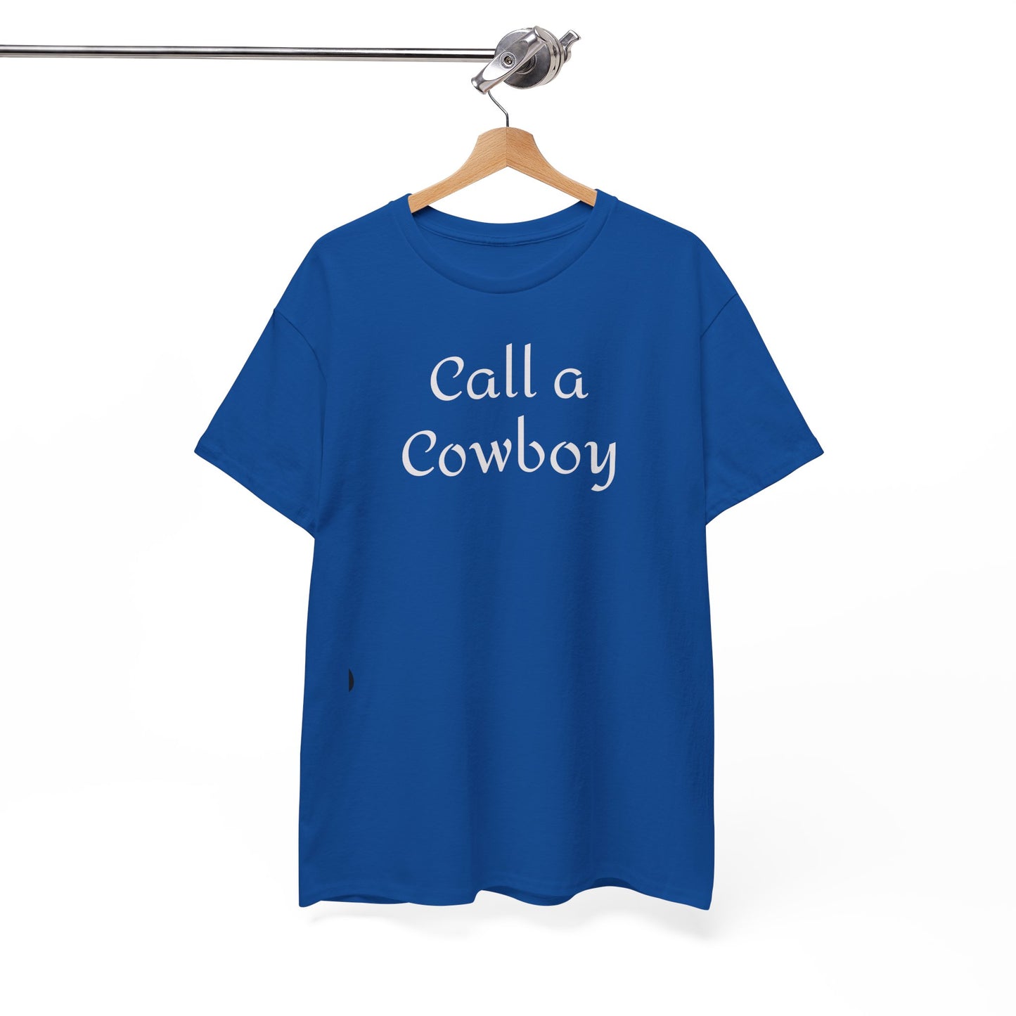 Call a Cowboy Tee | Western Text T-shirt, Rodeo Shirt