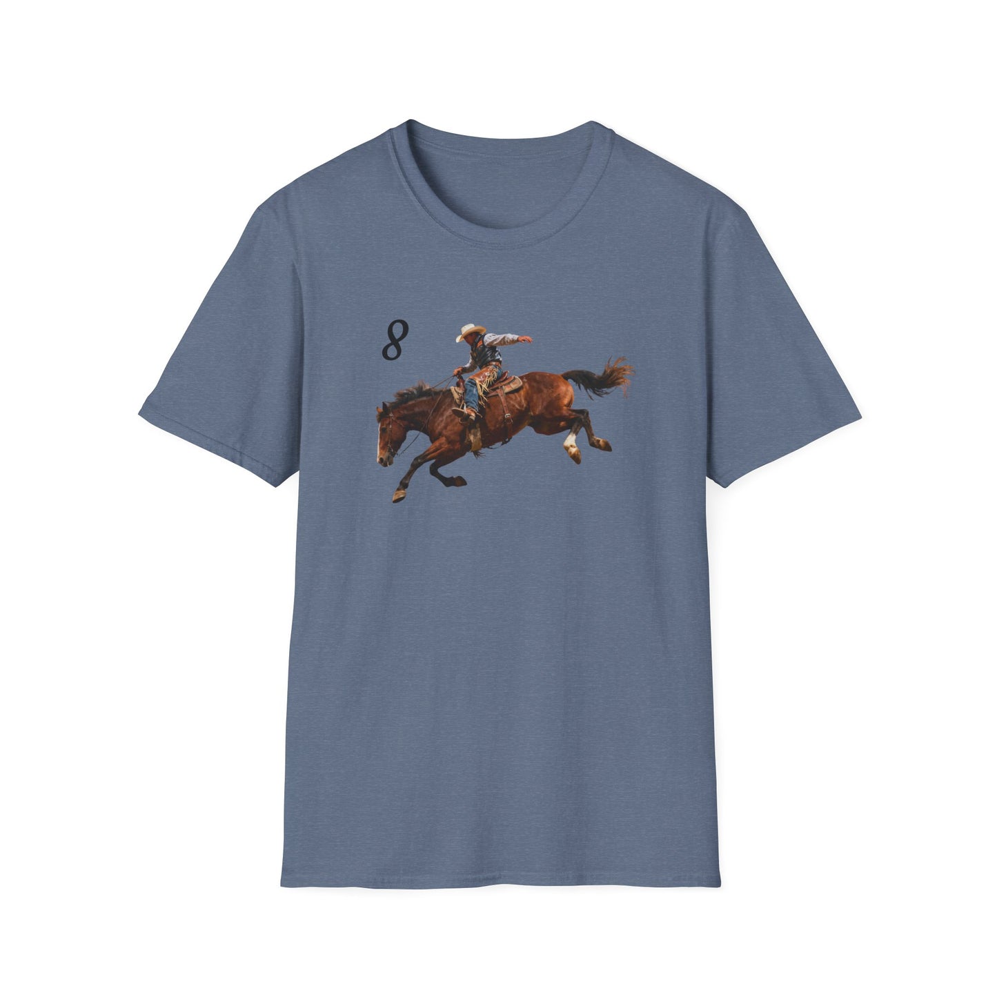 Cowboy on a Bucking Horse T-Shirt | Western Rodeo Shirt