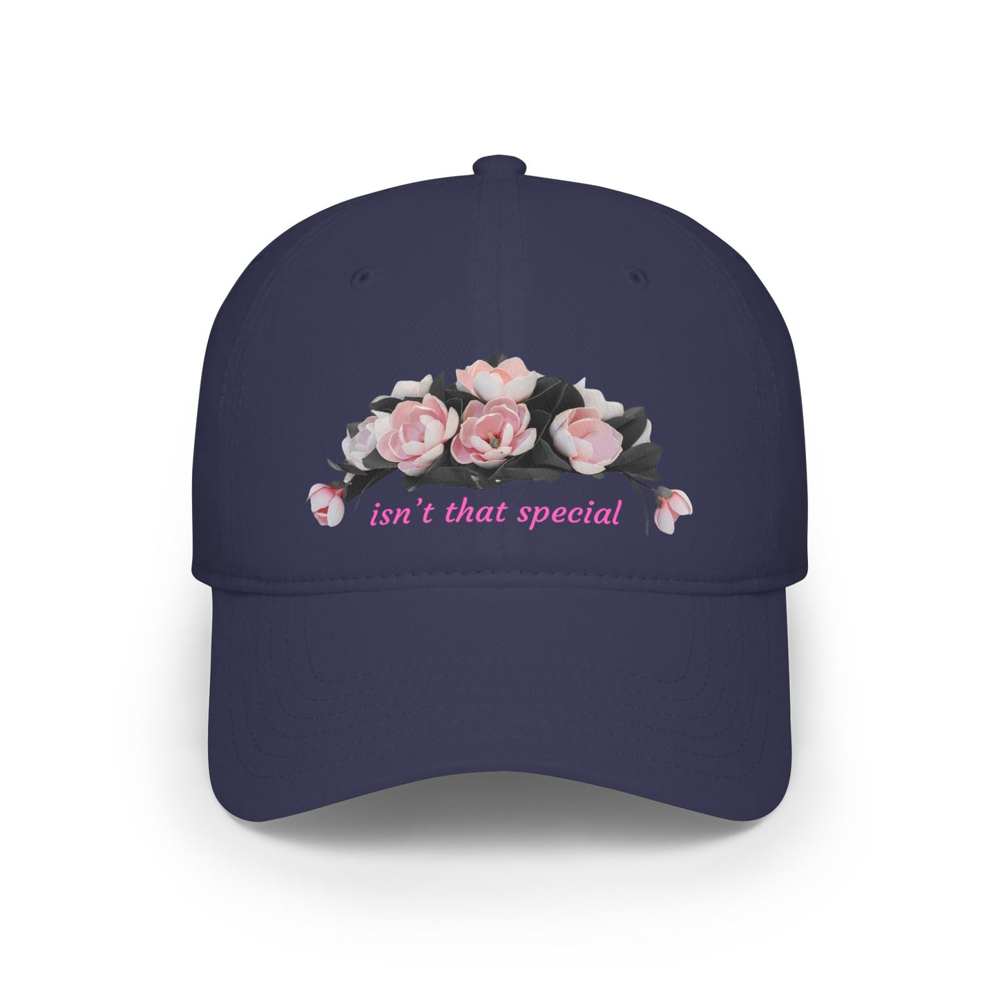 Low Profile Baseball Cap — "Isn't That Special" Southern Saying Embroidered